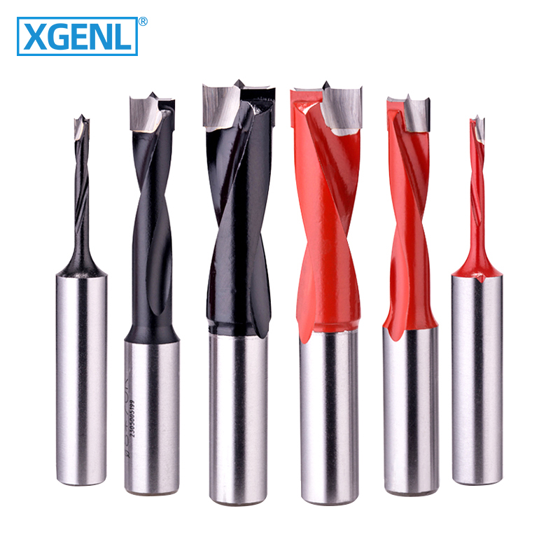 CNC Wood Drilling Tool Wholesale 10mm Shank Tungsten Carbide High-quality High-efficiency Inch Brad Point Drill Bit for