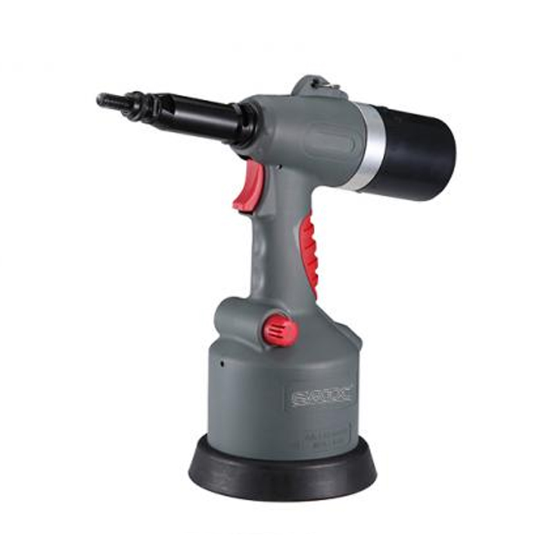 Air-powered Air Riveter Fastening Tools Pneumatic Rivet Nut Set with M3-M12 Capacity and Alum. Steel/S.ST Material