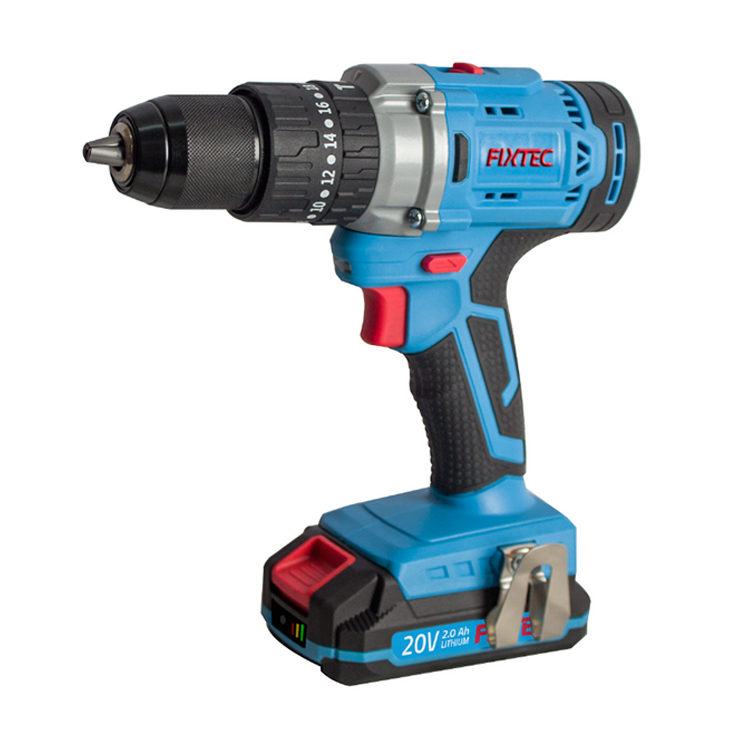 FIXTEC Wholesale Power Tools Bulk 20V Construction Tools Battery Power Tool Sets Combo Cordless Drill