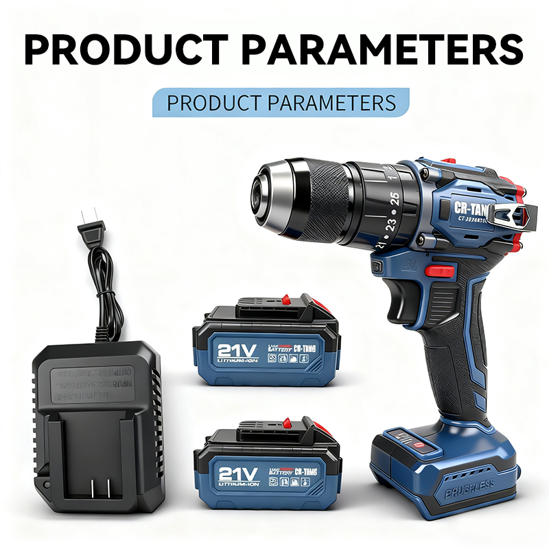 OEM Supported Electric Tool Set Brushless 36V 1.5AH Lithium Battery Cordless Hand Drill Variable Speed 35N.M Torque for