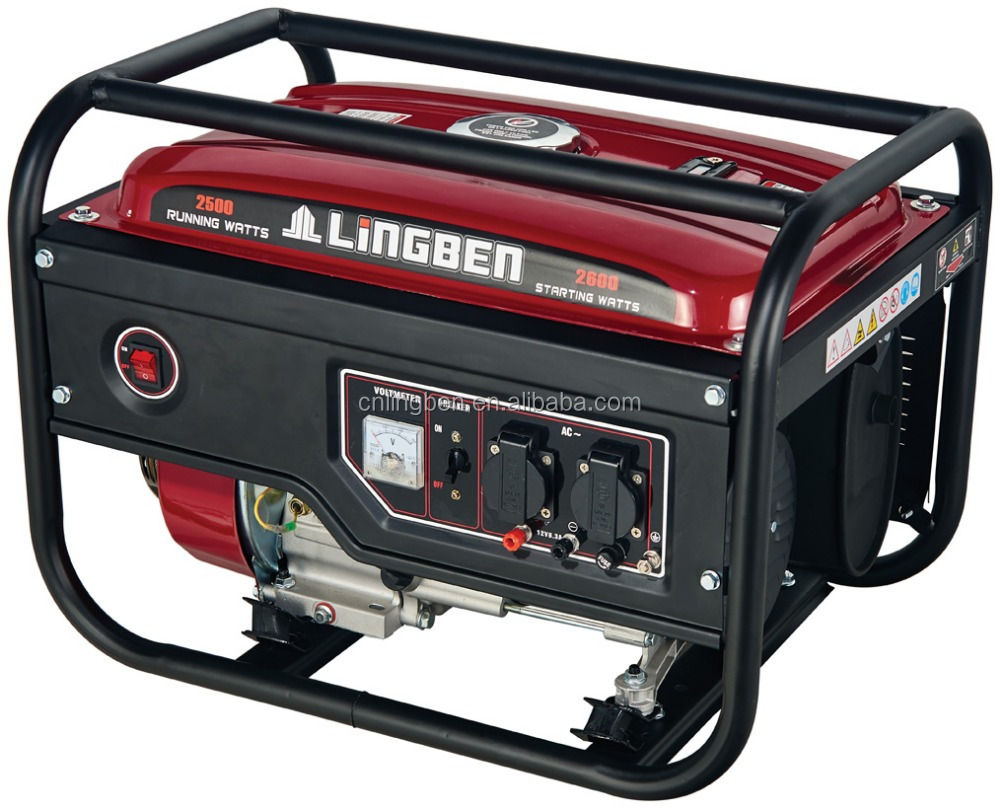 Lingben China Portable Small Electric Generator Motor With Battery