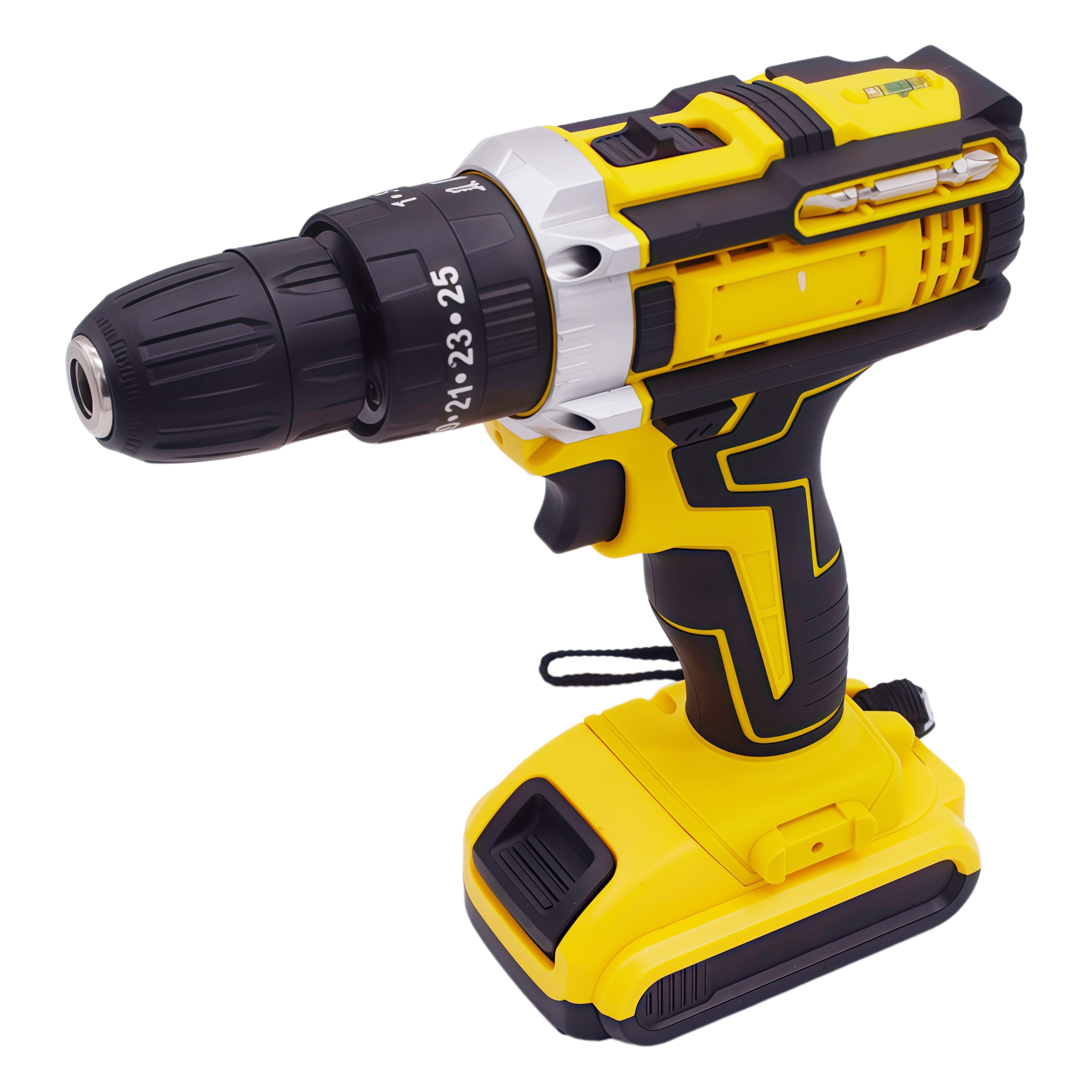 Portable 21V Lithium-Ion Cordless Drill Set Variable Speed Brush Motor Rechargeable Battery Charger 10mm Max Drilling Diameter