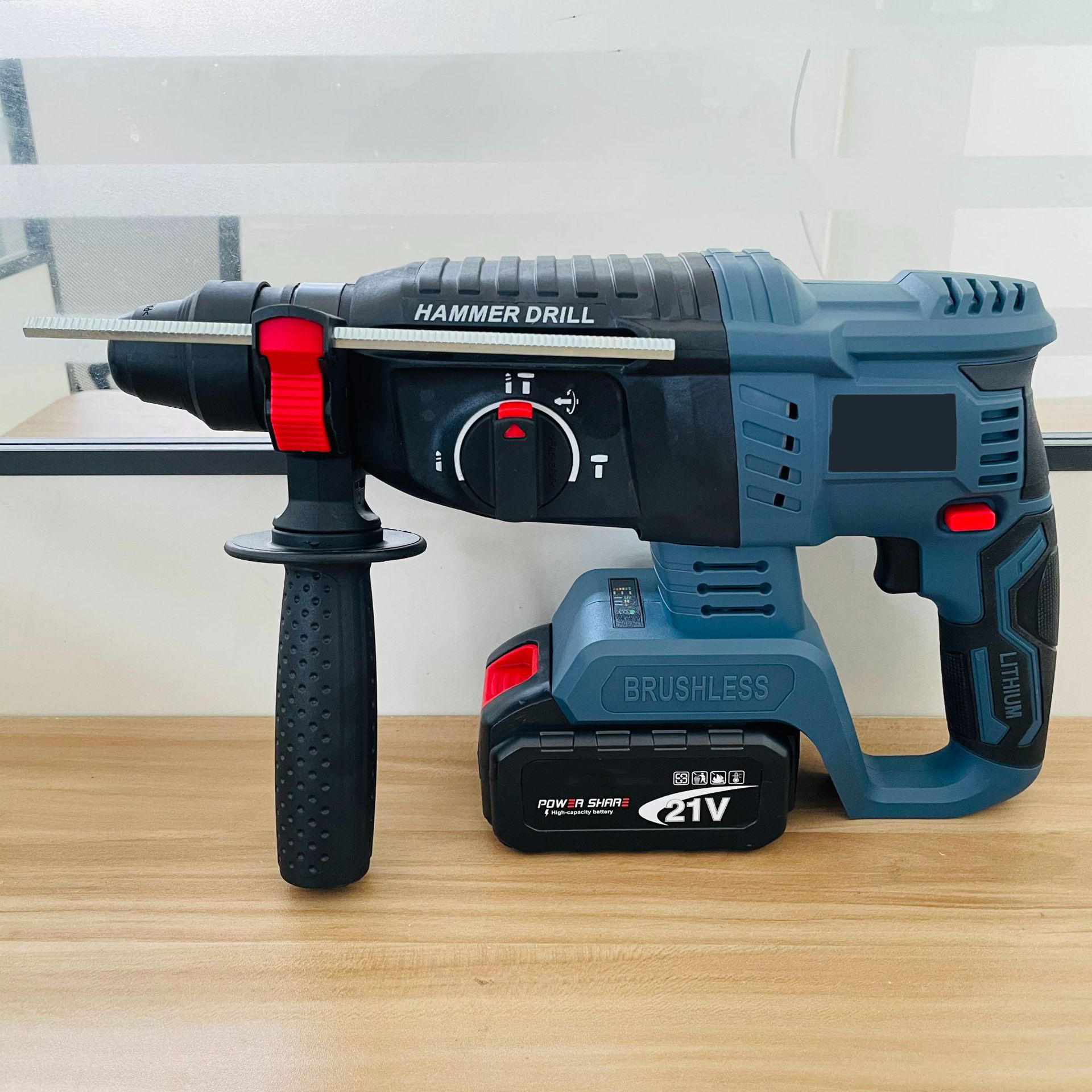 Industrial 5-in-1 Cordless Brushless Multi-Function Power Tool Set Electric Drills Angle Grinders Electric Hammers (3-Year