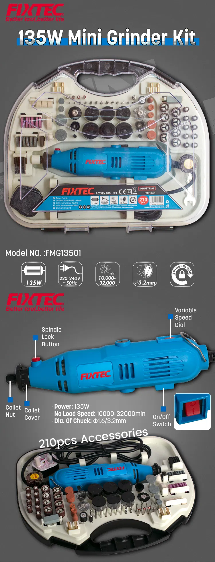 Fixtec Grinding Polishing Tool Details