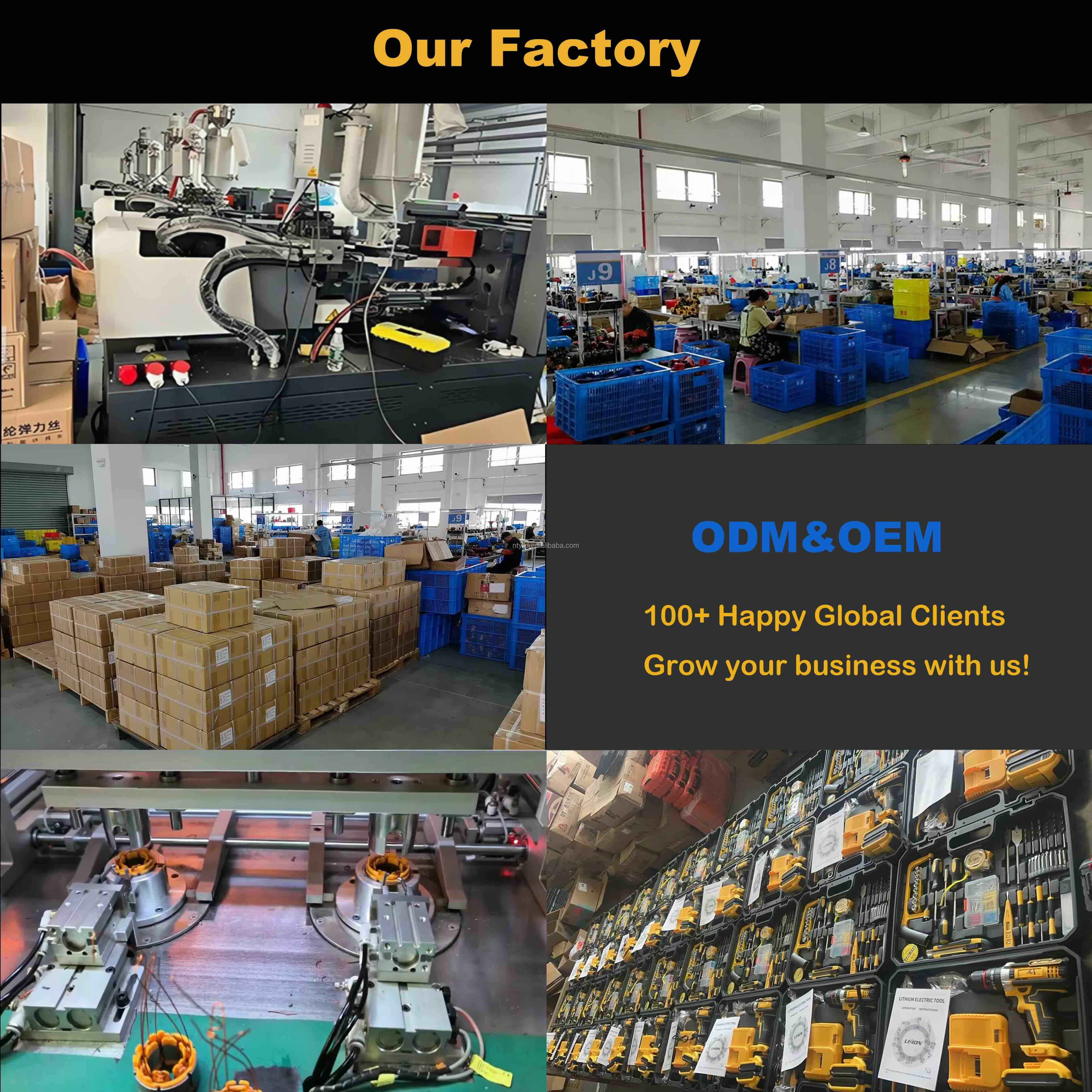 Factory Wholesale OEM/ODM Professional 21V Cordless Drill Screwdriver Combo Kit Lithium-Ion Power Tool Set Construction Variable