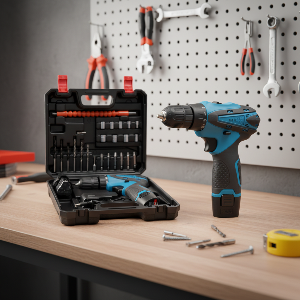 12V 21V Cordless Impact Drill Set Rechargeable Lithium Battery 3.0Ah Brushless Motor Variable Speed Torque OEM Construction