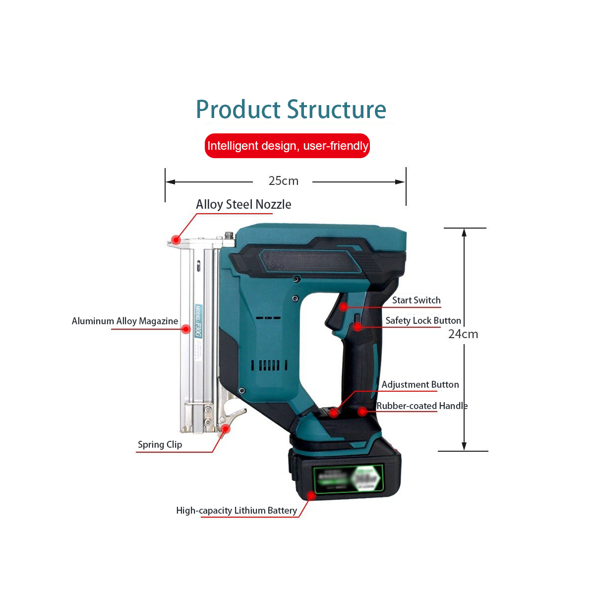 Electric Nail Gun Detail 2