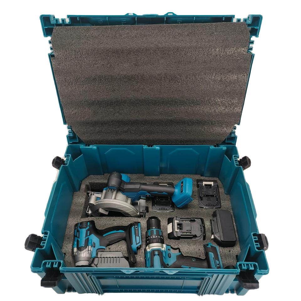 High Quality Cordless Combo Power 5-in-1 Kit 20V/21V Lithium Battery Electric Wrench OEM Home Industrial Use 3 Year Warranty
