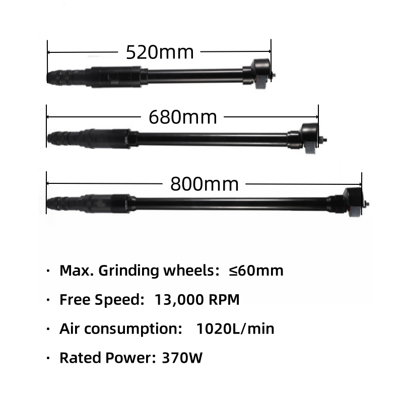 Heavy-Duty Pneumatic Grinder Power-Tool for Construction Industry Use