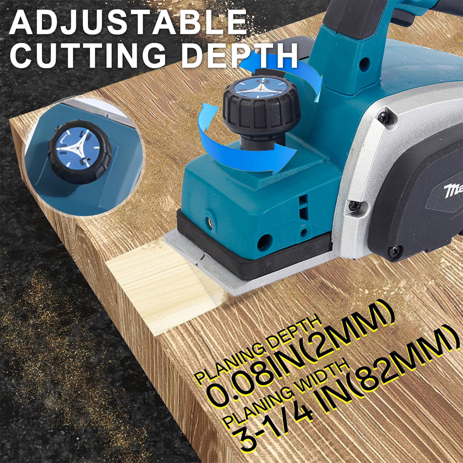 Customizable Support Industrial Grade Multi-function High Power Woodworking Tools Portable Electric Planer