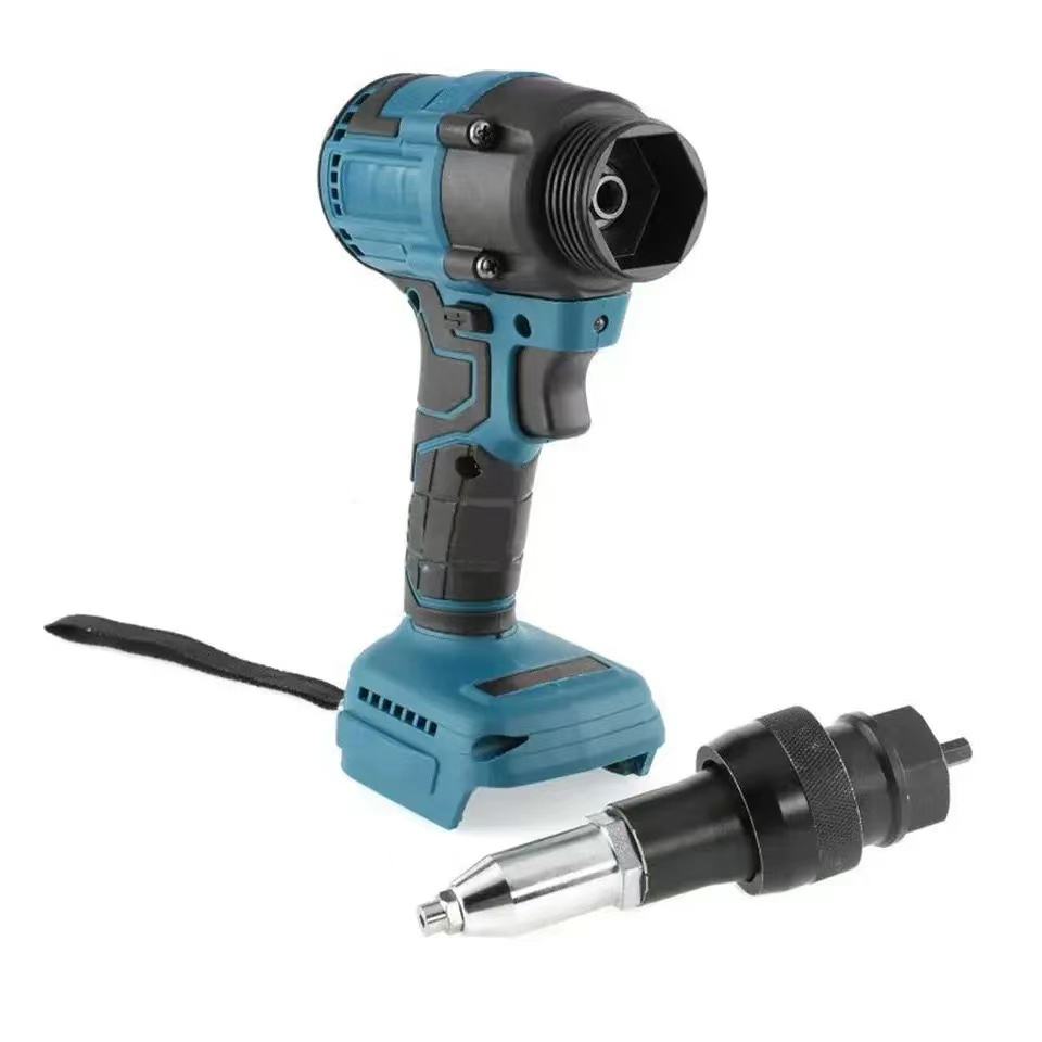Portable Screwdriver Rivet Nut Cordless Electric Rivet Gun Brushless Motor Electric Rivet Gun