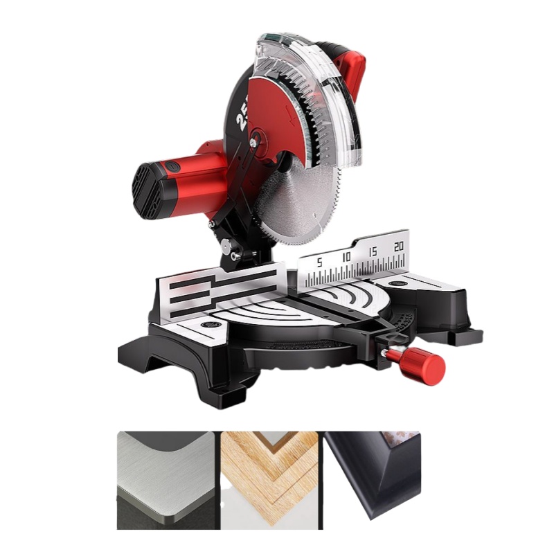 Portable Sawmill Industrial Aluminum Cutting Power Mitre Saw Machine Sliding Miter Saw Copper Motor Wood Cutter Circular Saw