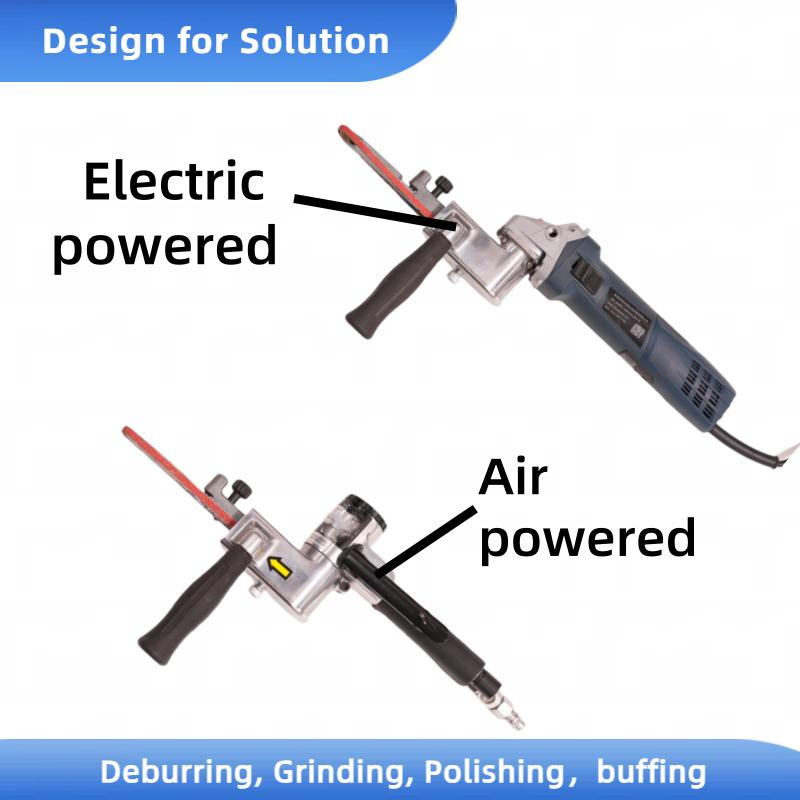 Professional Electric Power-Tool 750W Belt Sander Wide Belt Sander for Metalworking