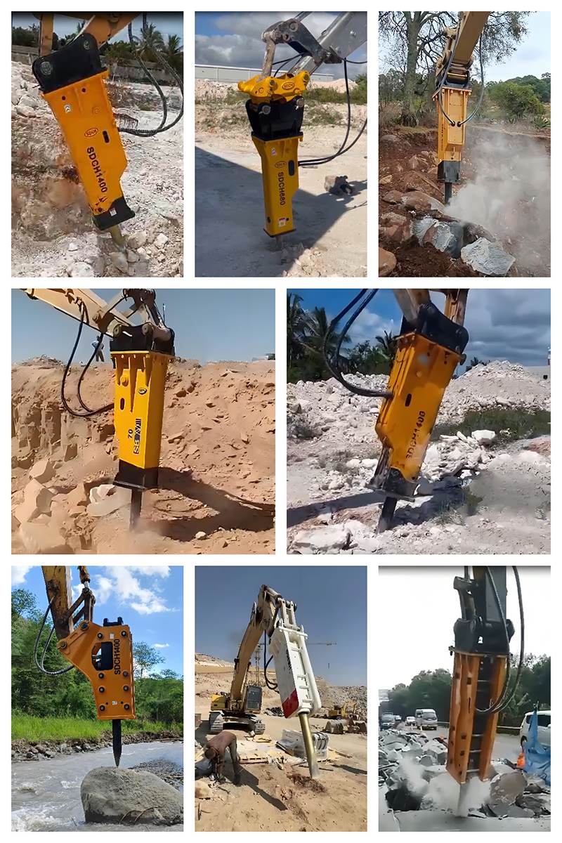 Hydraulic Breaker Construction Application Fields