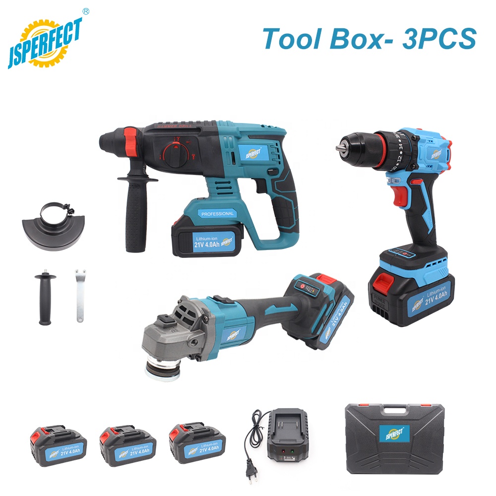 21V Cordless Power Tool Set