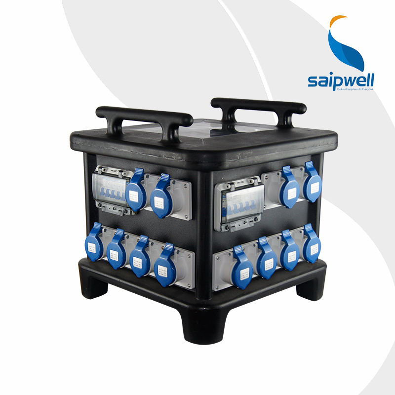 IP67 Portable Mobile Power Plug Socket Distribution Board Industrial Plugs And Socket Distribution Panel Temporary Power Box
