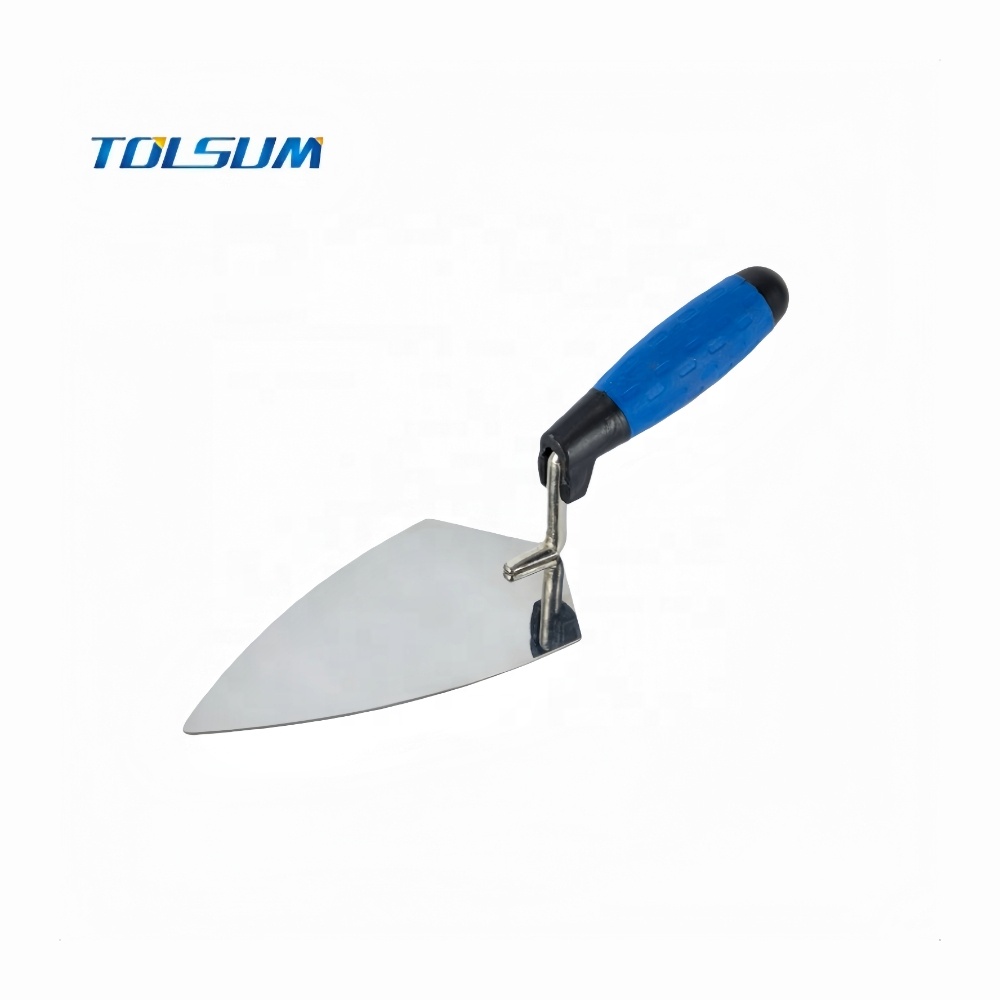 Stainless Steel Brick Trowel TRP Handle Bricklaying Trowel Plastering Cement Trowel Professional Grade Tools Construction Tools