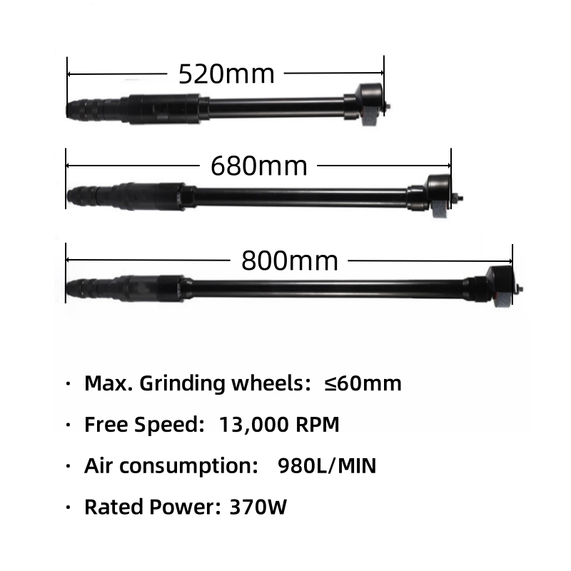 Wholesale Professional Pneumatic Power Tool Long Shaft Air Straight Grinder Power-Tool