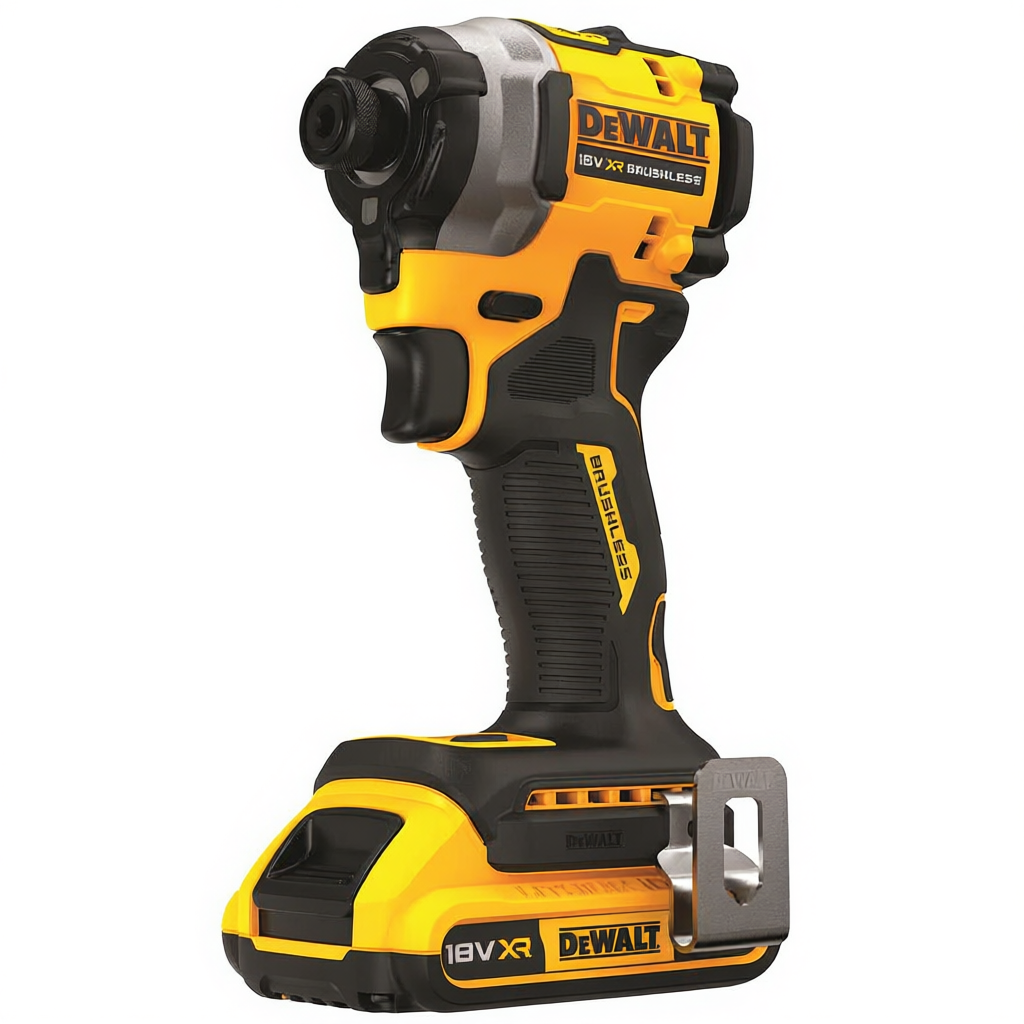 Battery-powered 18V XR Brushless Professional Impact Driver with 3-Year Warranty