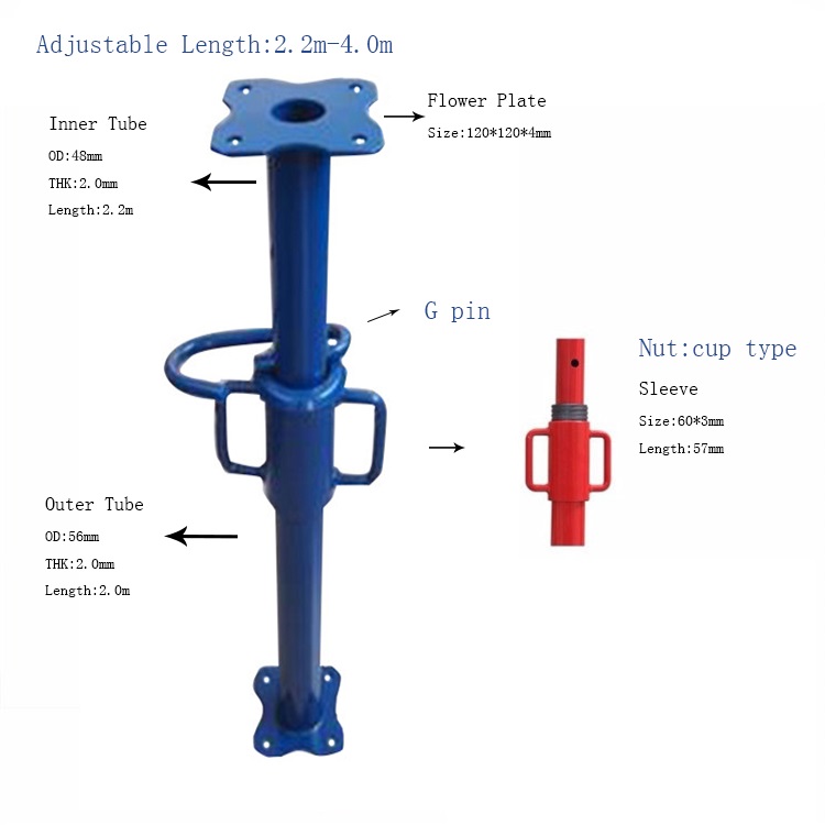 Steel Prop Adjustment 2