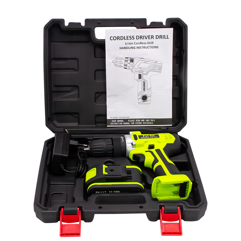 Wholesale Multi-Function Cordless Power Tools Combo Set Variable Speed Impact Drill Kit with Mini Drill OEM Customizable