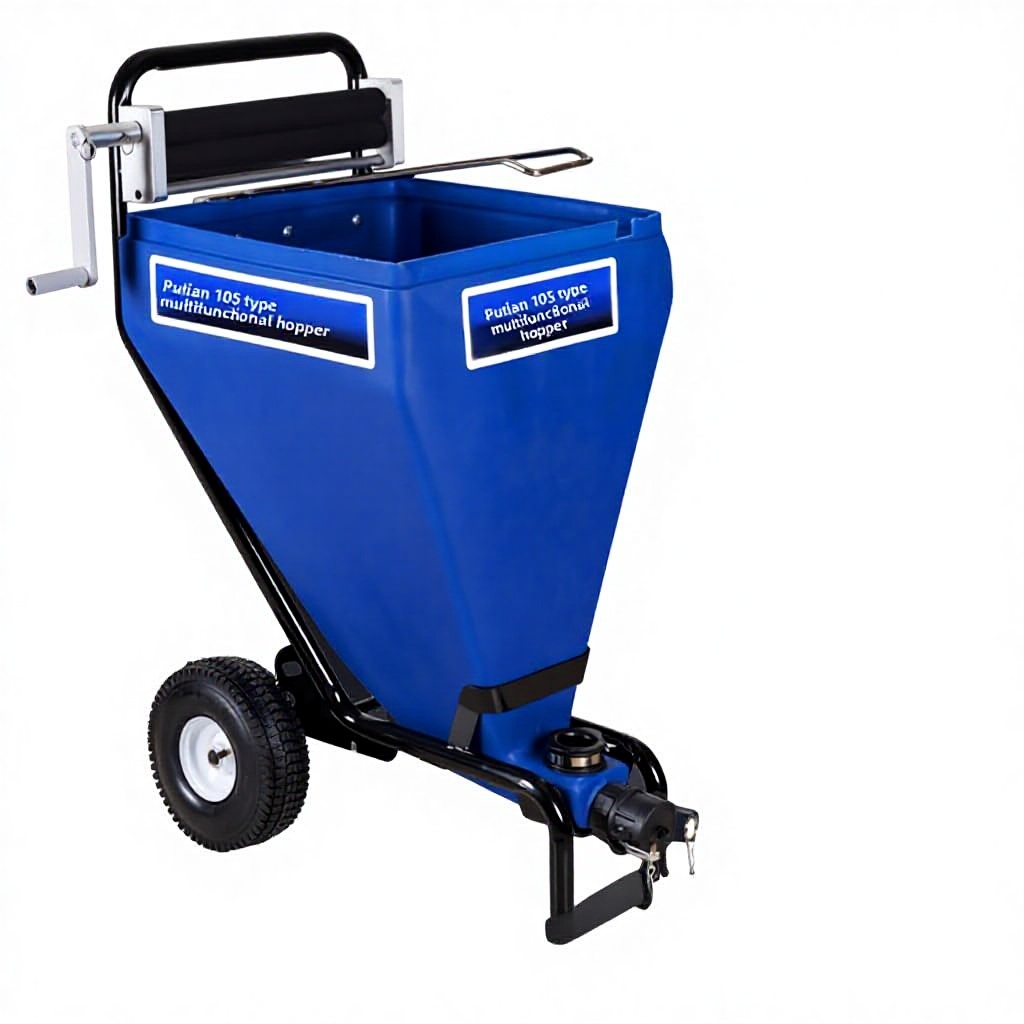 Putian 105 Type Mortar Spraying Machine Cement Mortar Grouting Interior/Exterior Wall Plastering Roughening Machine Hopper