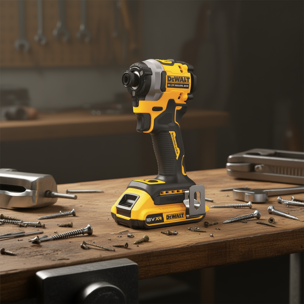 Battery-powered 18V XR Brushless Professional Impact Driver with 3-Year Warranty