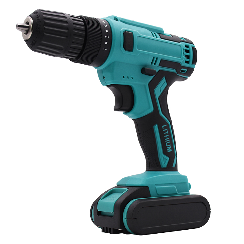20V Power Tools Drill Kit Cordless Drill Set Two Speed Brushless With Two Lithium Ion Batteries