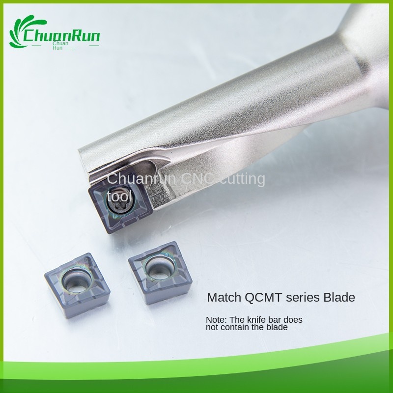Chuanrun SF Small Diameter U-Drill Boring Drill Bit Integrated Cutter Rod Teguk General QCMT Insert Single-Edged Integrated