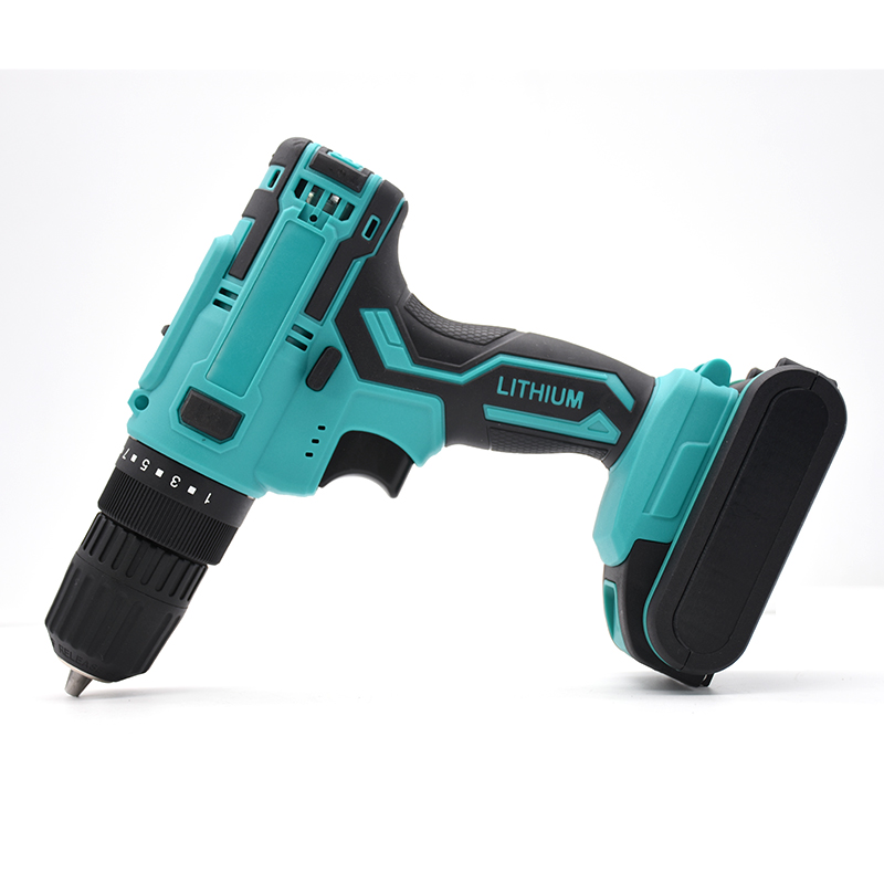 20V Power Tools Drill Kit Cordless Drill Set Two Speed Brushless With Two Lithium Ion Batteries