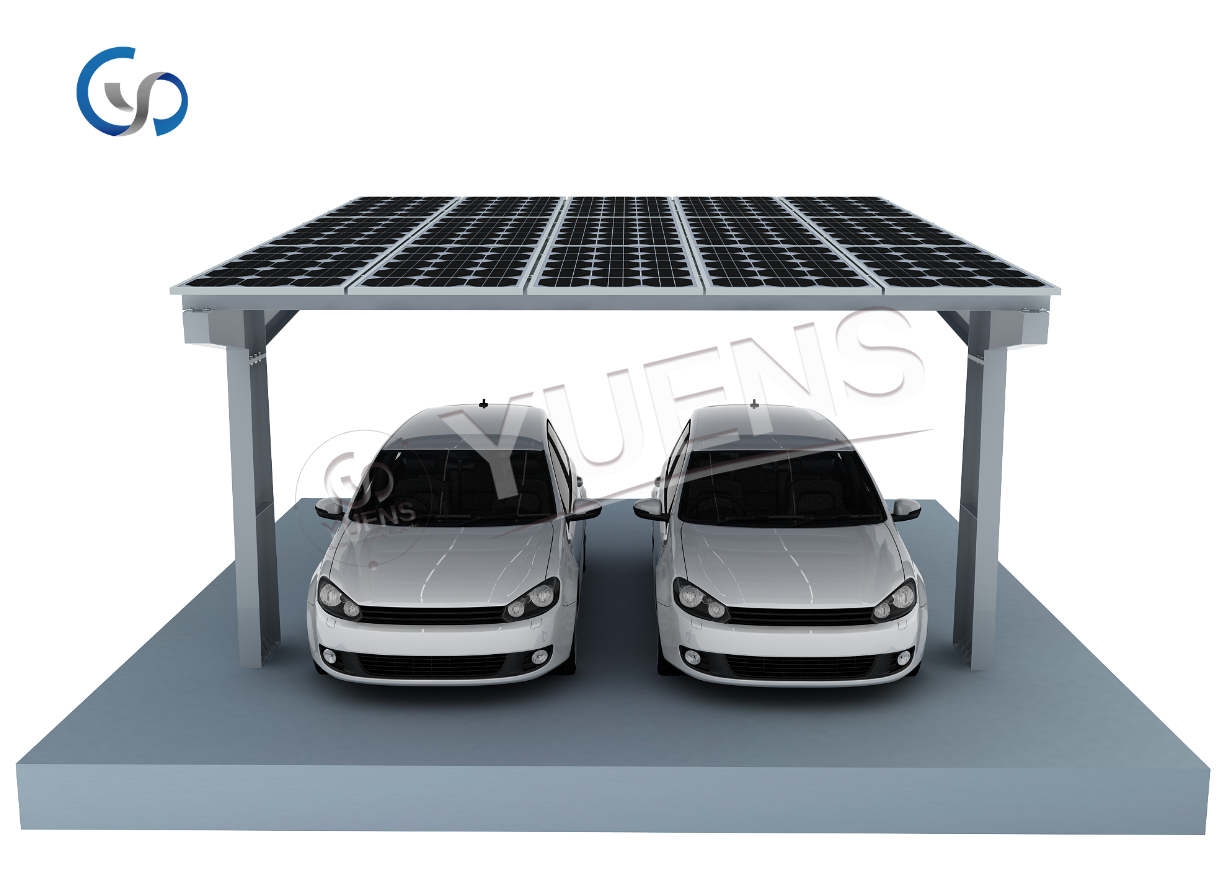 Steel BIPV Waterproof Carport System 7