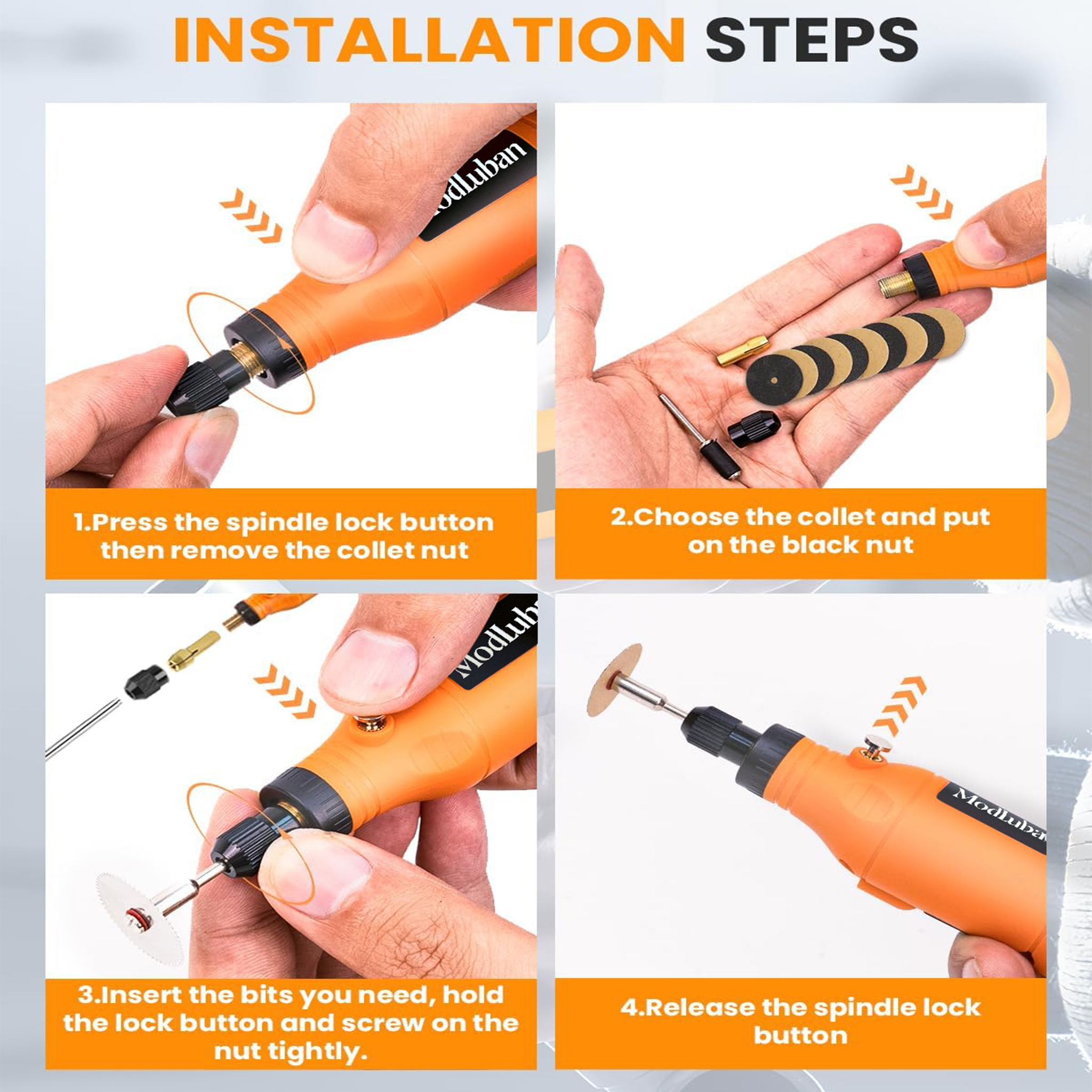Cordless 3.7V Grinder Electric Rotary Tool Kit Power Tool for DIY Hand-made Wireless Sanding Polishing Drilling Engraving