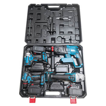 High Performance OEM Brushless Cordless Drill Set High Quality Variable Speed Lithium Battery Power Tools Kit