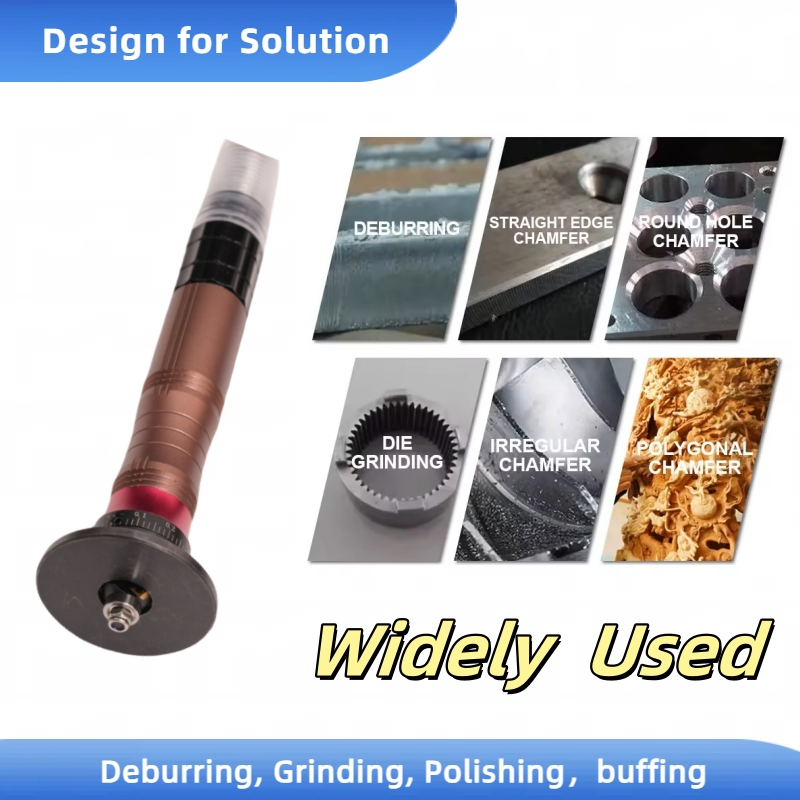 Professional Metalworking Air Power Chamfering Tool for Perfect Edge Finishing