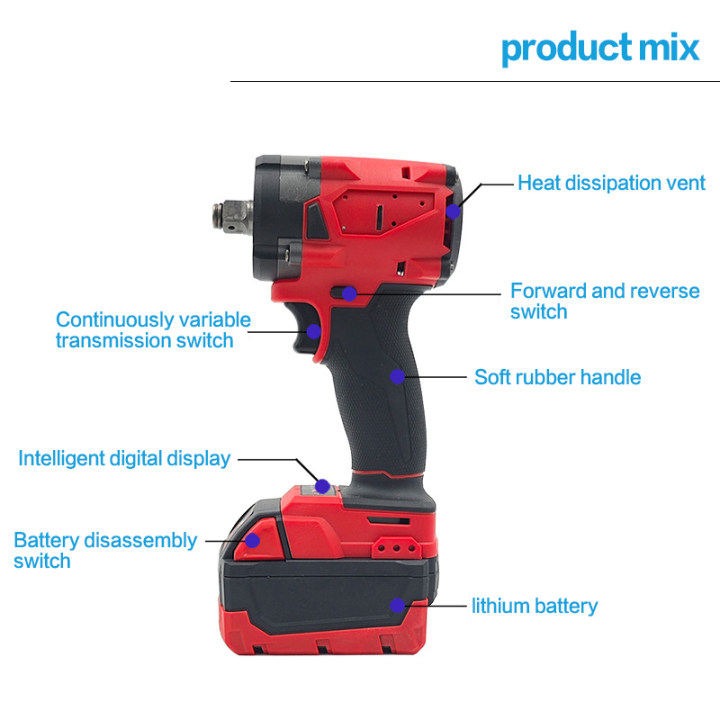 Multi-function Brushless Lithium 4PCS Home &amp; Industrial Use Power Tool Kit