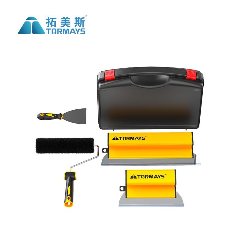 Contractor Use Wall Finishing Tool Larger Handle Grip Side Screw Reinforced Working Design 40CM Skimming Blade Set