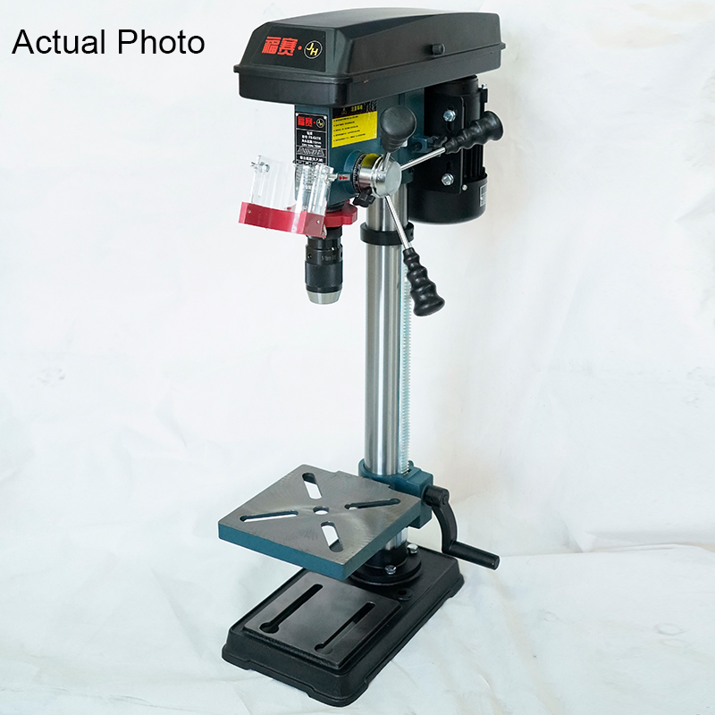 2025 Hot Sale 16mm 750W 10-inch 12-speed Gearshift Industrial Drill Press Industrial Bench Type Milling Thread Drill Press