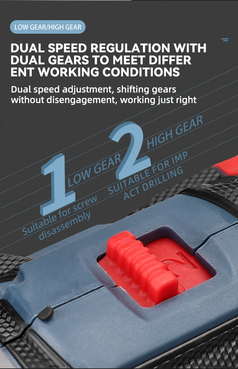Smart LCD Display Brushless Drill