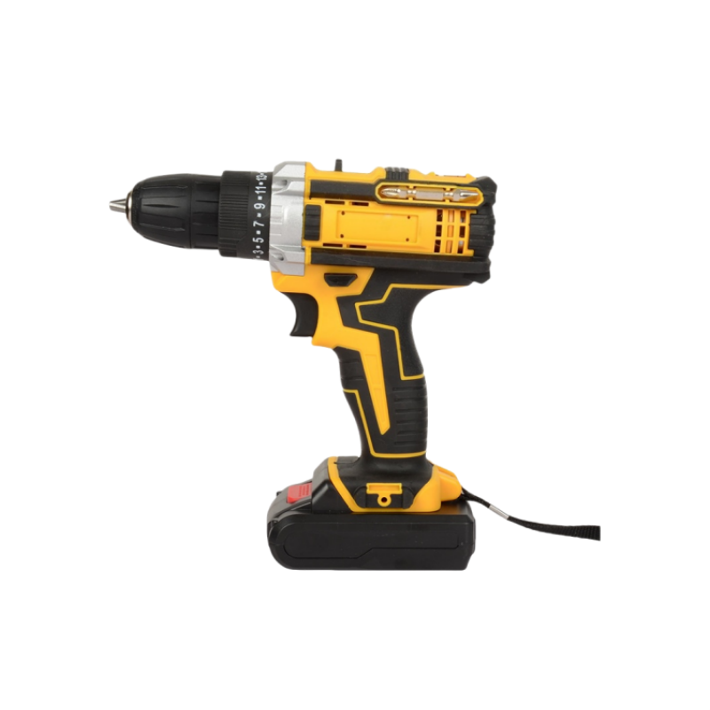 20V High Efficiency Cordless Impact Driver Portable Power Fastening Tool with 3/8 Inch Chuck for Screw Driving and Drilling