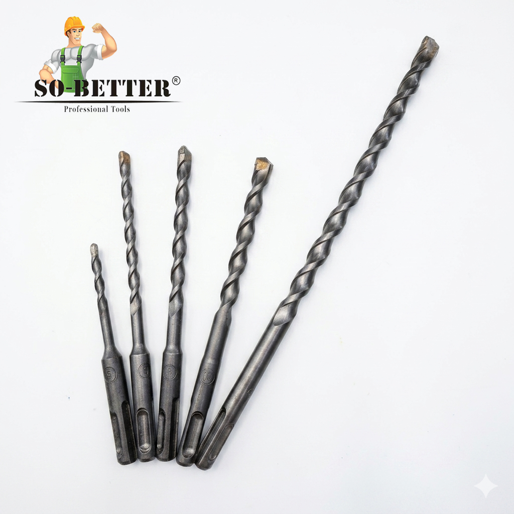 Electric Hammer Drills SDS Plus And Chisel Set 17pcs For Concrete Stone Working