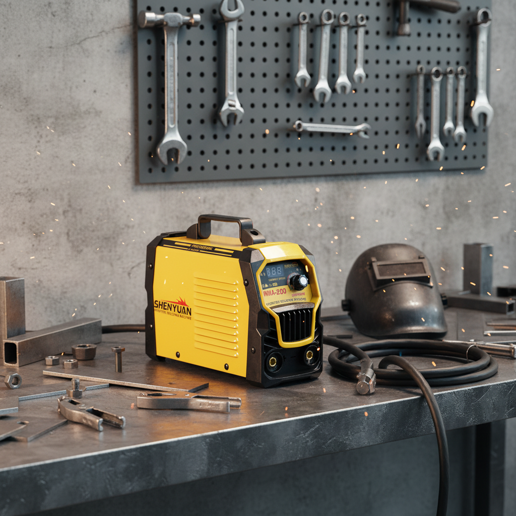 SHENYUAN IGBT INVERTER Arc Welder Small Welder High Frequency Welding Machine Manual Metal Arc Welder MMA-200