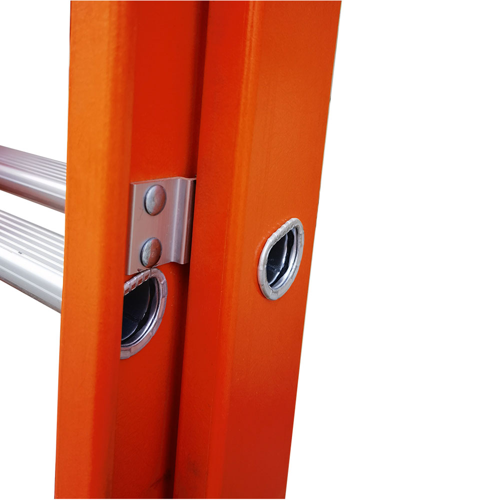 Customisation Fiberglass Extension Ladder Frp Ladder 24ft 28ft 32ft 36ft 40ft for Construction Sites and Electrical Maintenance