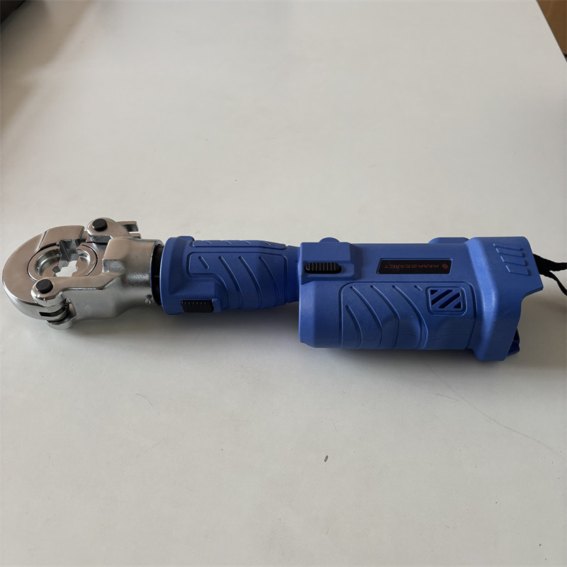 ES-300 Portable Cordless Hydraulic Crimper Lithium Battery Powered Crimping Tool For Copper Aluminum Lugs Cables