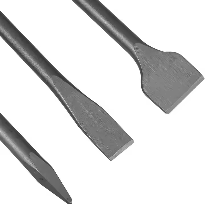 5pcs SDS Cold and Carving Chisel for Concrete Hydraulic Hammer &amp; Rock Breaker Masonry Point Tip Type-001