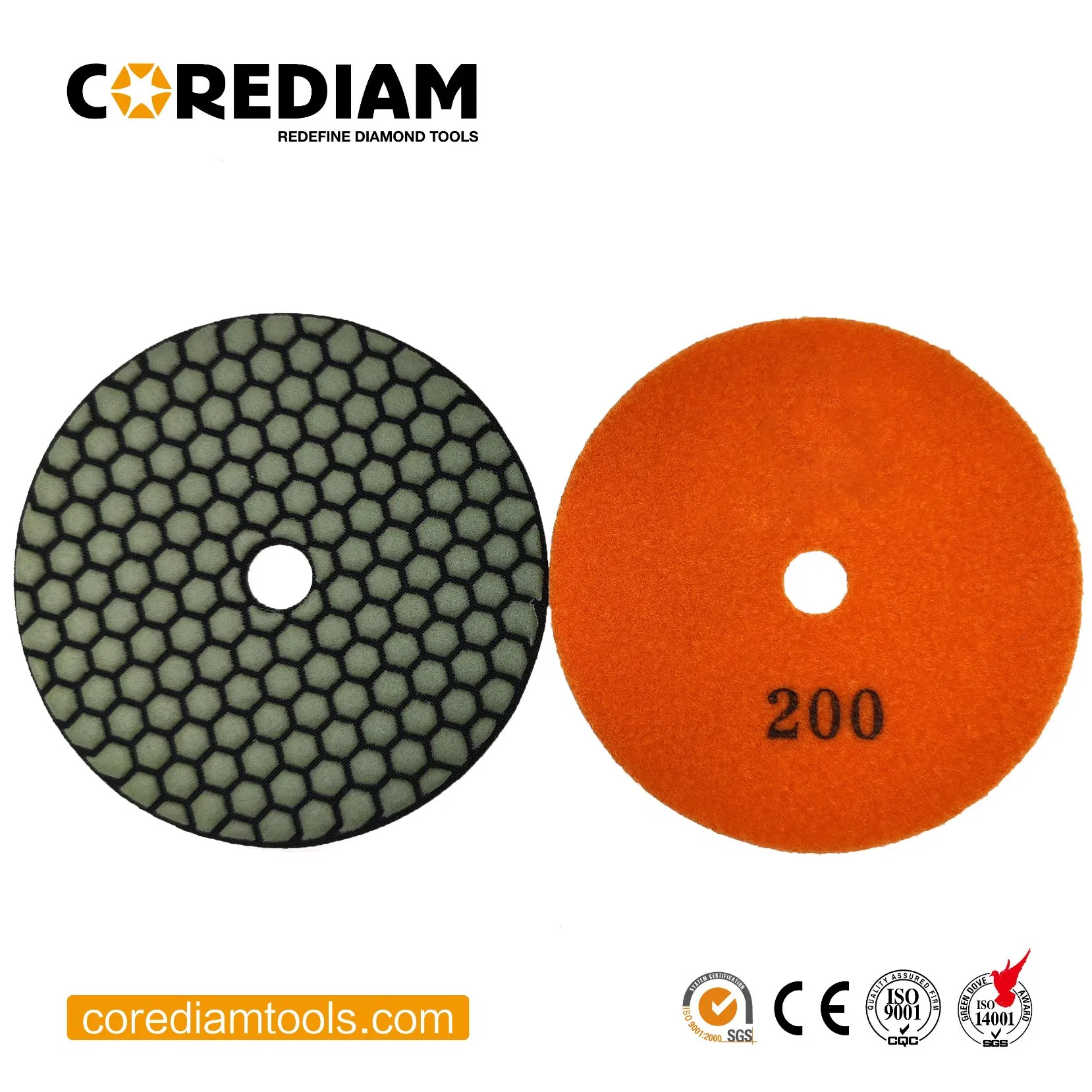 Stone Polishing Pads/Diamond Dry Polishing Tools with Good Grinding Performance, Long Lifespan