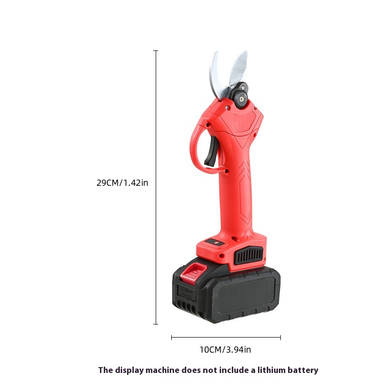 Cordless Electric Pruning Shears Lithium Battery Powered Tree Branch Cutter for Garden Trimming
