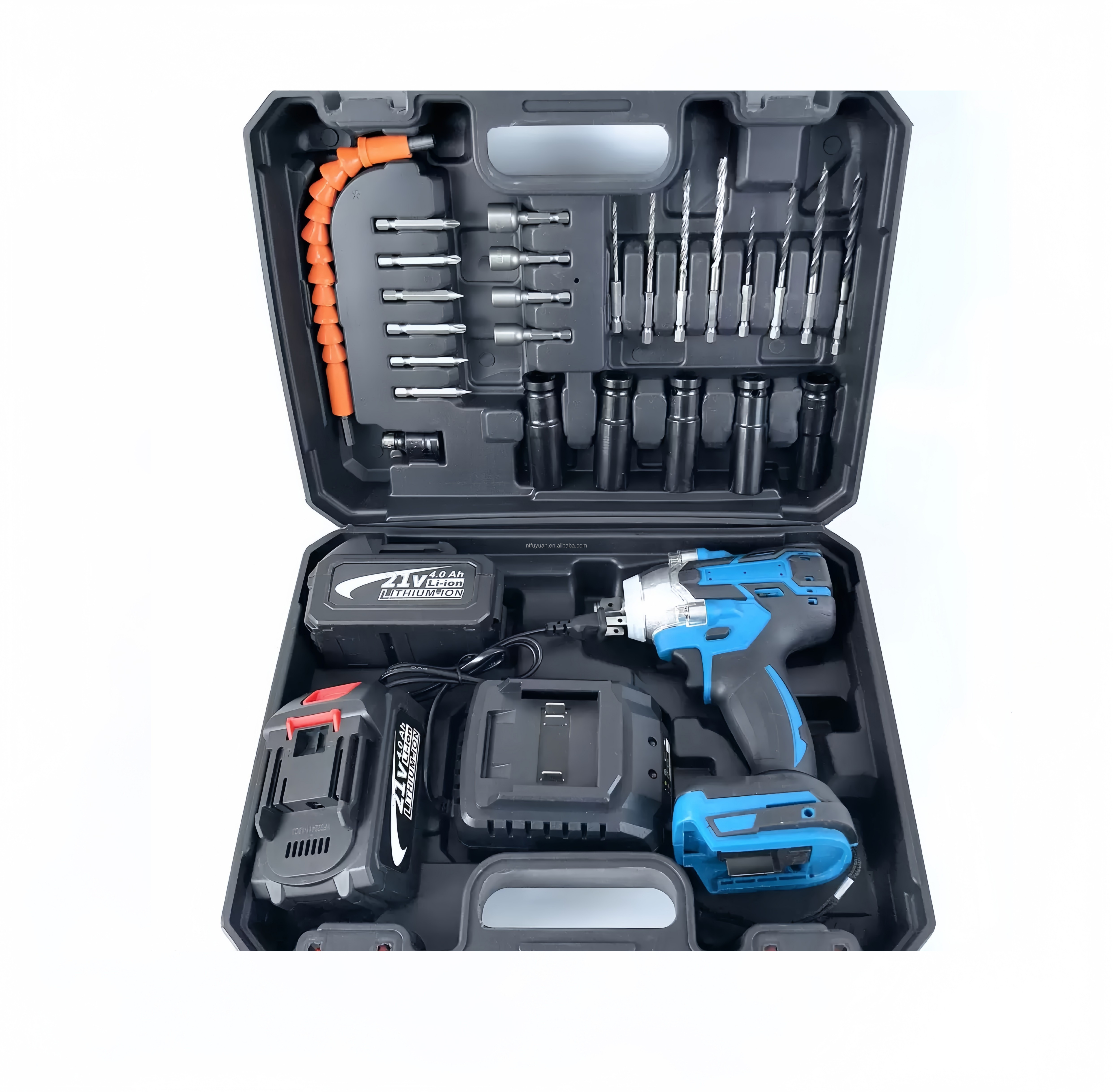 21V Electric Brushless Impact Wrench Industrial Grade Cordless 1/2 Plug Electric Tool