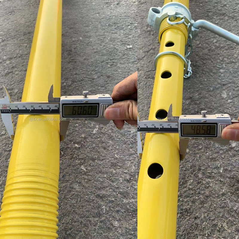 Reliable Galvanized Adjustable Steel Props For Building Construction Jack Props For Scaffolding Shuttering Concrete Shoring