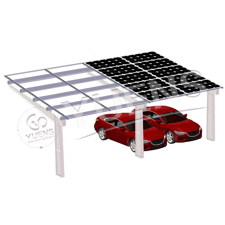 Steel BIPV Waterproof Carport System 6