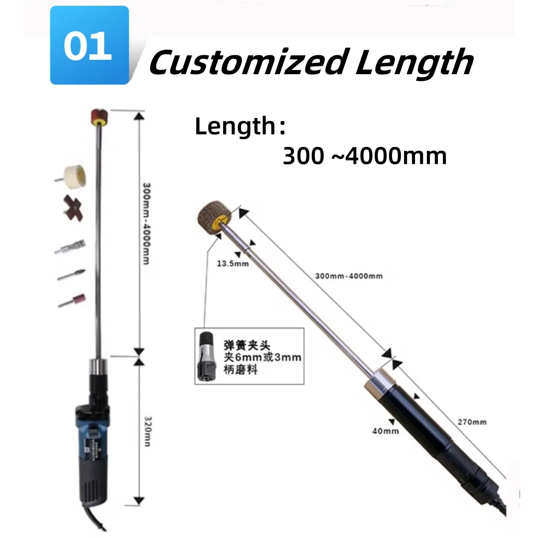 Professional Power Tools Flexible Extension Shaft Tube Grinding Tool Bendable Shaft for Casting Parts Deburring Hand Tool Steel Fitting Polishing Grinder
